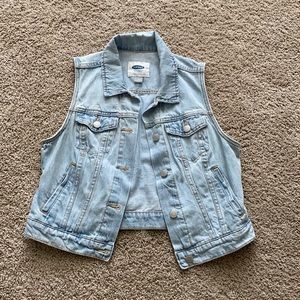 Jean Jacket Tank Top